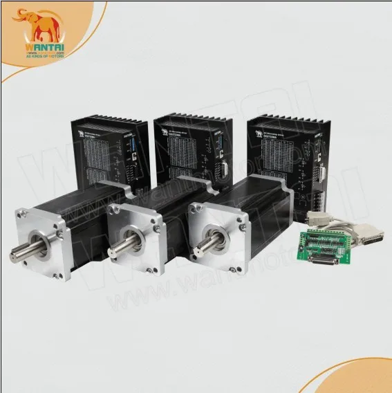220v7a para a Gravura Kits Router! Axis Stepper Motor 110bygh201-001 8a 4200oz-in - 28n. m & Driver Dq2722m Grande Torque Cnc 3 Nema42 1 High Quality Renovação da Casa