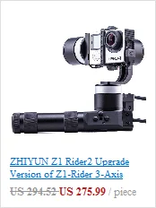 ZHIYUN Z1 Rider2 обновленная версия Z1-Rider 3-осевой стабилизатор карданного стабилизатора для Gopro Hero 3 4 XiaoYi SJ4000