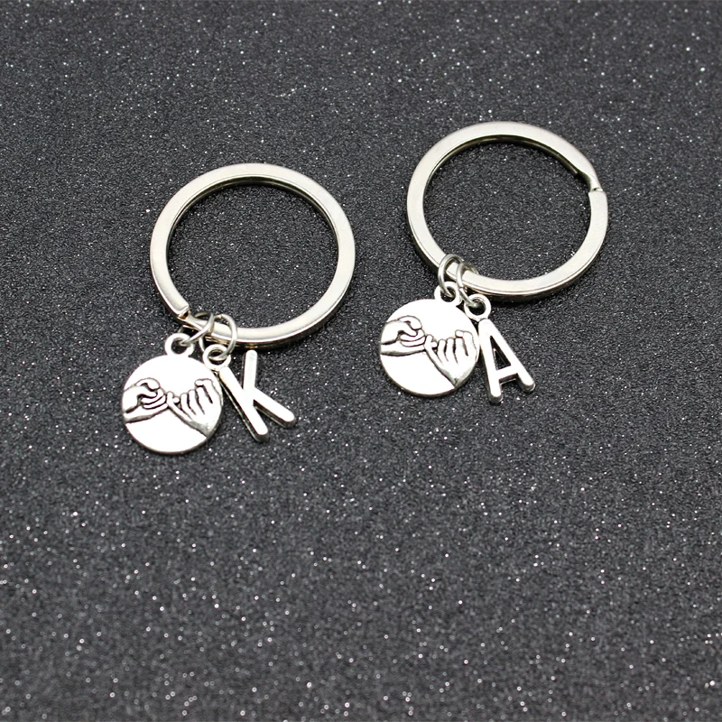 

26-letter Hand-held Key Chain Parent-child Family To keychain Friendship Agreement Sisters Keychain Couple Keychain