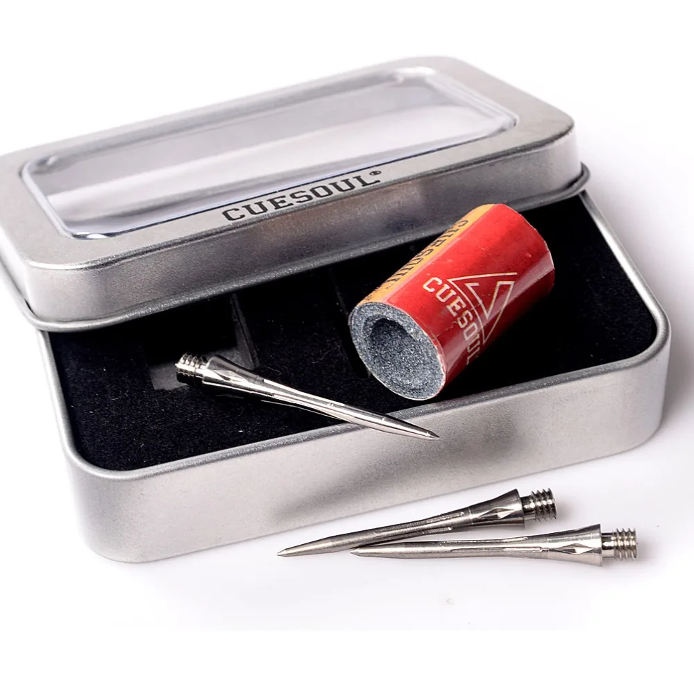 2016 NEW!!! Cuesoul Titanium Grooved Conversion Darts Point with Dart Point Sharpenerdart types