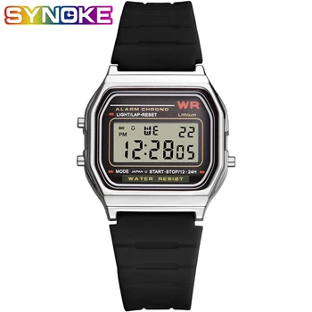 

SYNOKE Men Watches Fashion Digital Clocks Outdoor Sports Wrist Watch Multi Function Luminous Watches for Men and Women