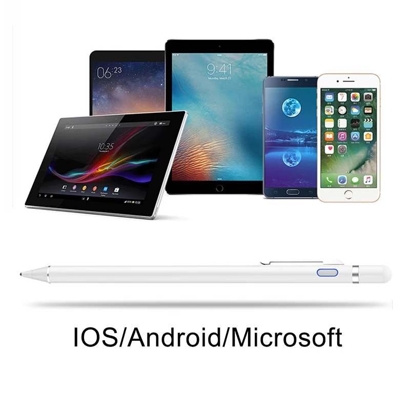 Активный стилус цифровой ручка карандаш для iPad iPhone Samsung планшетов iOS и Android