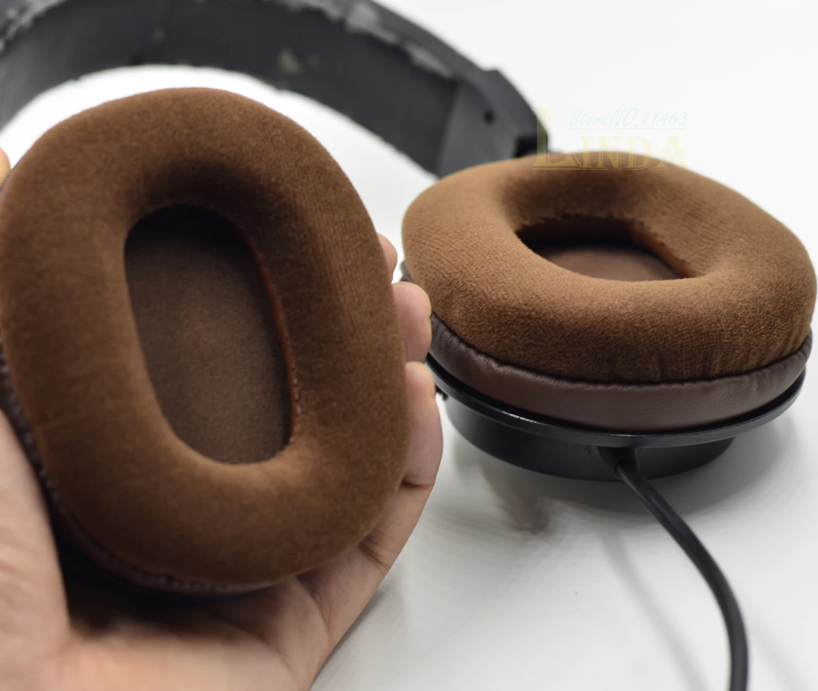 Brown Velour Ear Pads Cushion For Audio 