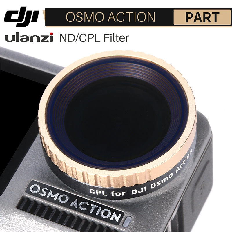 Фильтр объектива Ulanzi CPL Для Dji Osmo Action ND8 ND16 ND32 ND64 фильтр для камеры аксессуары экшн