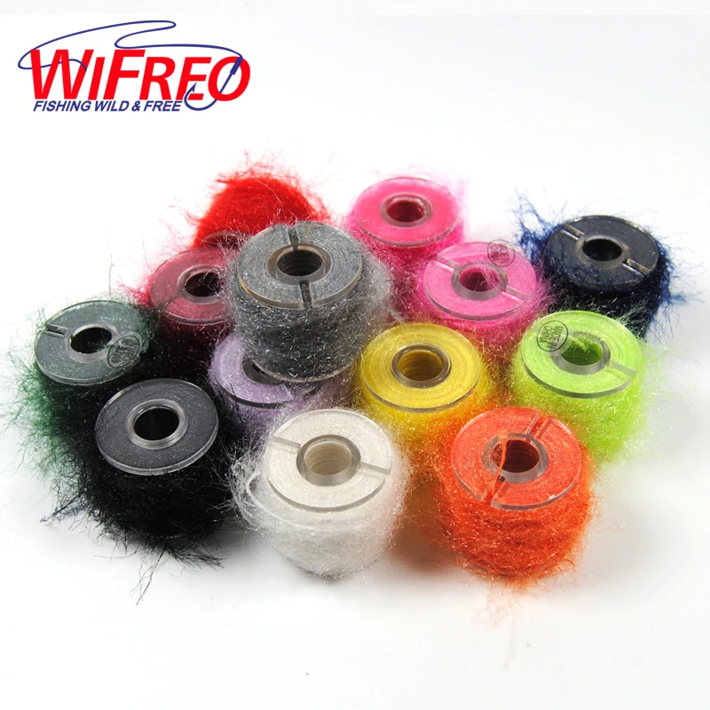 Buy 7pcs X 10m Mix Color Sparkle Fiber Yarn Fly Tying