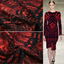 Супер Удобный мягкий вощеный эластичный шифоновая шелковая ткань легкая прозрачная ткань на весну и лето осень