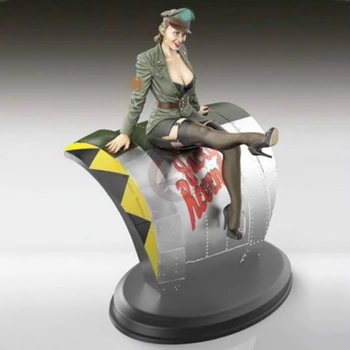 

1/35 Scale Resin Figure Model Kit Sexy Beauty With Base Static Modeling Assembling DIY Toys Hobby Tools Creative Gift