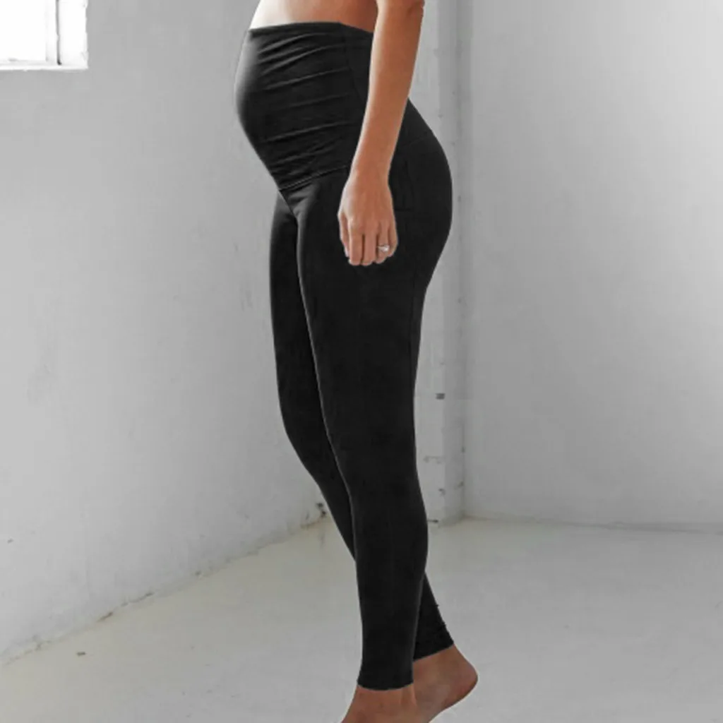 SAGACE женские брюки для беременных эластичные джинсы для беременных Брюки для беременных Леггинсы Одежда хлопковые брюки