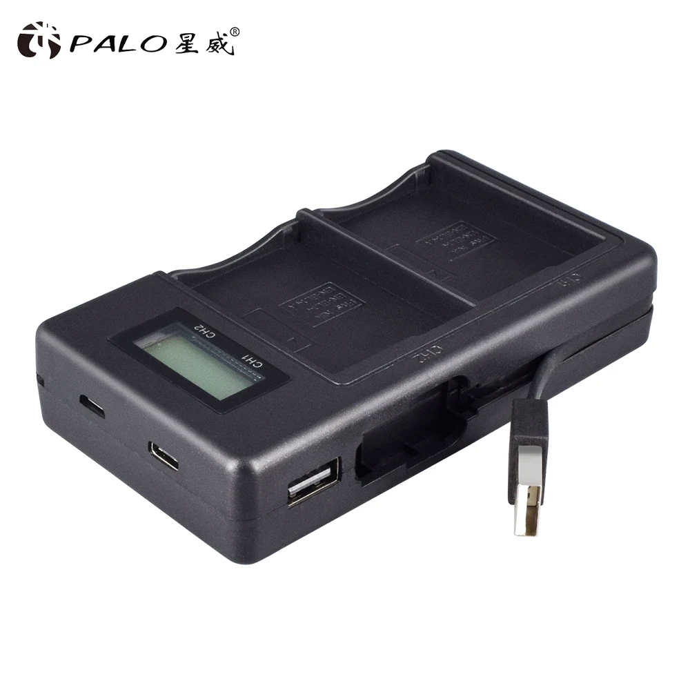 EN EL14 зарядное устройство LCD USB цифровой дисплей для Nikon EL14a D5600 D3400 D3300 D3200 D3100 D5100 D5500
