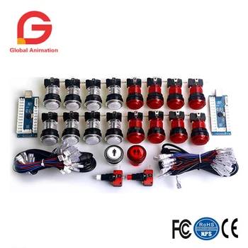 

1P/2P DIY Kit 30mm LED light Push Button Zoro Delay Control Board LED Wires