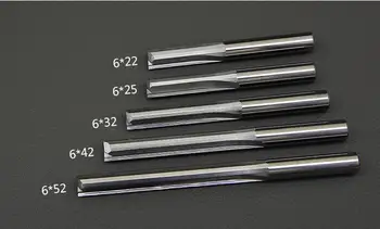 

1pcs 2flutte straight cutter straight slot milling cutter 6MM 8MM 10MM