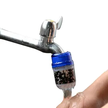 

Adoolla Activated Carbon Faucet Water Filter Kitchen Anti-splash Water Filter Tip Sprayer Tap Water Strainer Kitchen Supplies