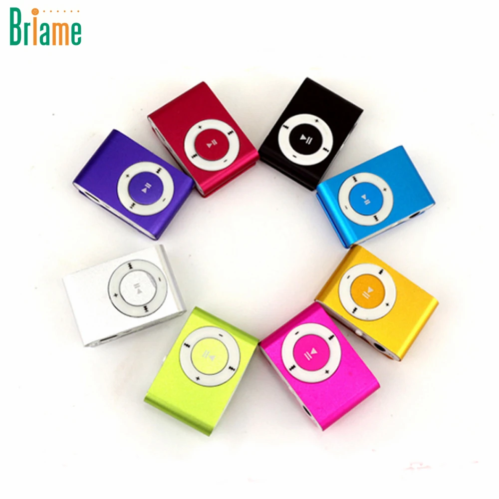 Briame NEW Big Promotion Mirror Portable MP3 player Mini Clip MP3 Player Sport Mp3 Music Player Walkman Lettore Mp3