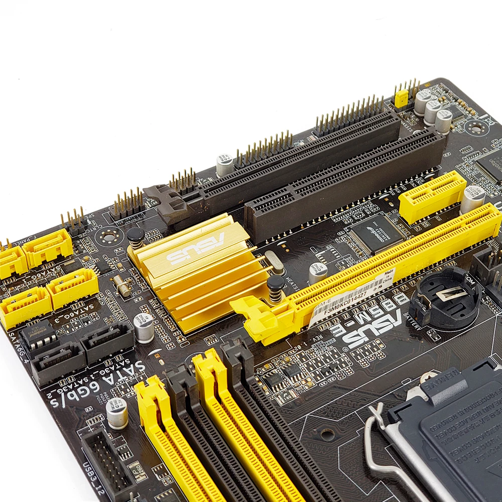 Asus B85M-E настольная материнская плата B85 LGA 1150 для Core i7 i5 i3 DDR3 32G SATA3 USB3.0 DVI HDMI Micro-ATX оригинальная б/у материнская плата