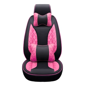 

Front+Rear Leather Custom car seat cover for Toyota Corolla Camry Rav4 Auris Prius Yalis Avensis SUV auto accessories car sticks