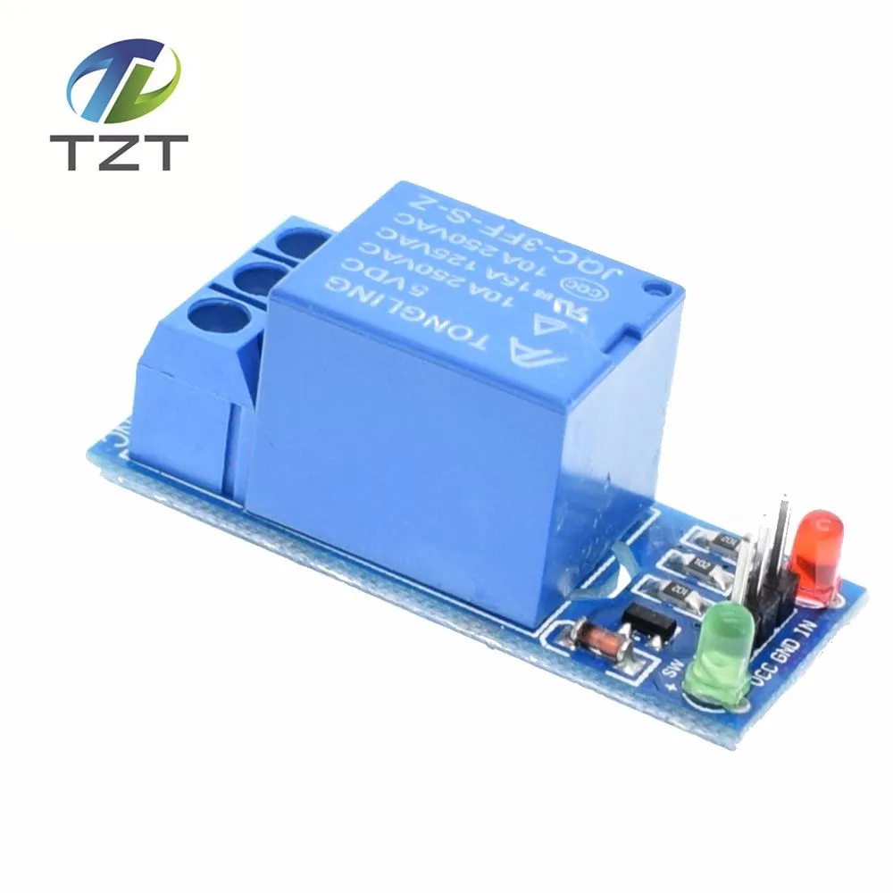 

1PCS 1 Channel 5V Relay Module Low level for SCM Household Appliance Control For Arduino