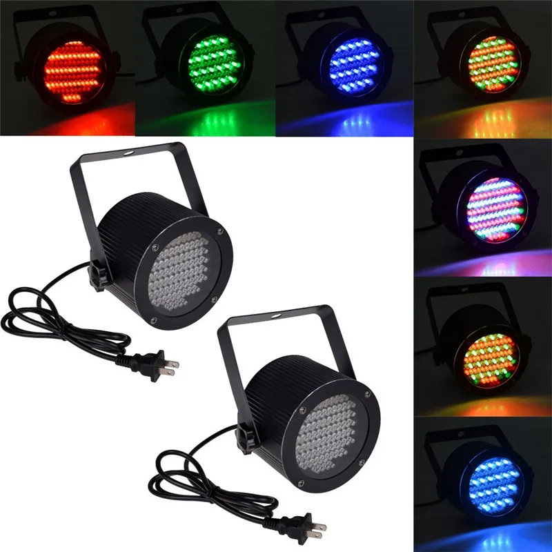 Litake 86 RGB LED Stage Light Disco Par Portable Magic Sound Activated Lighting Projector Party Pub | Освещение