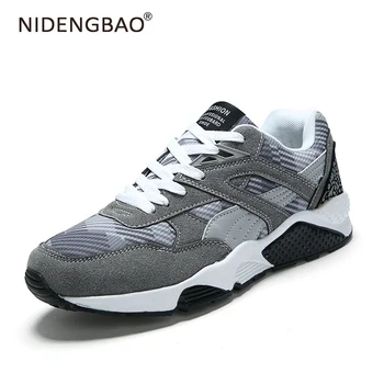 

New Arrival Men Running Shoes Outdoor Sports Shoes Trainers Athletic Breathable Mesh Male Sneakers Casual Walking Shoes 39-44