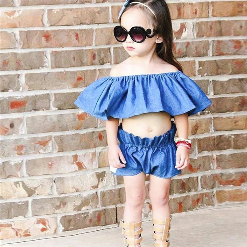 Baby girl denim top Clearance