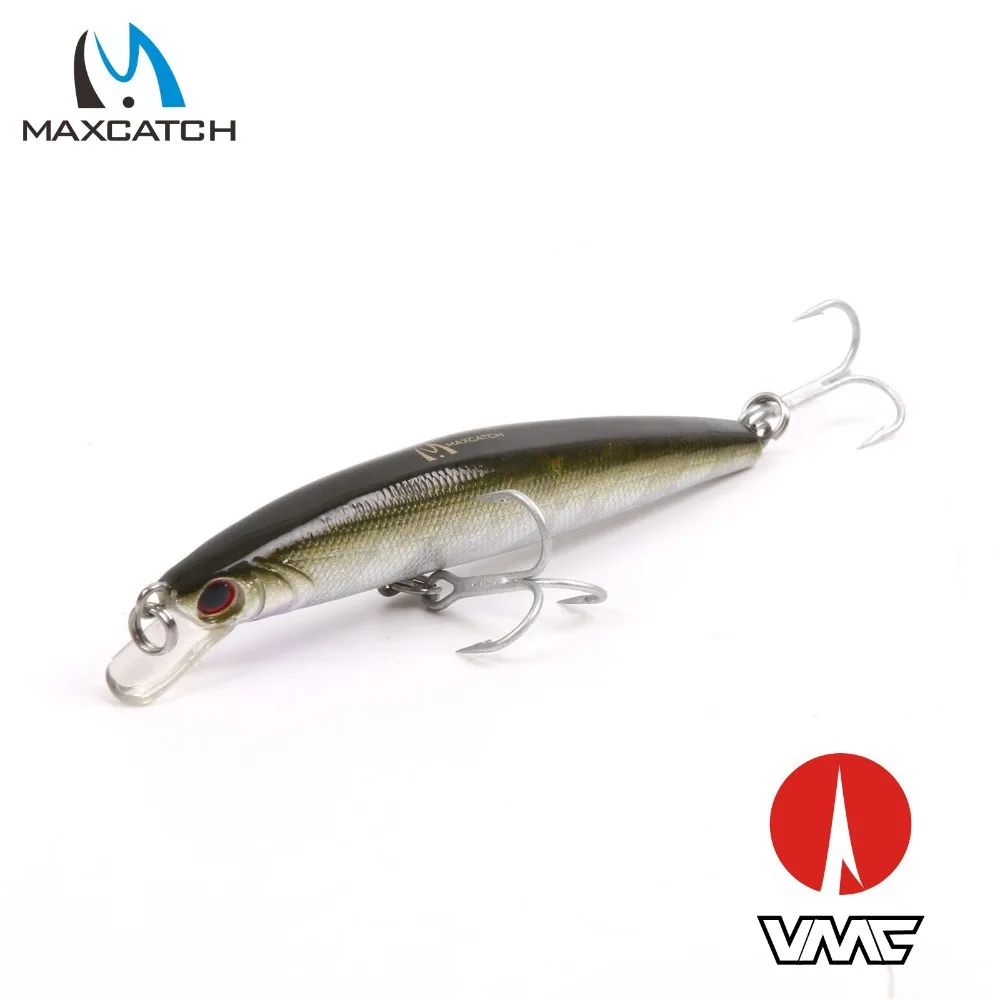 Рыболовная приманка Maxcatch Minnow для ловли окуня кренкбейт с крючками VMC 70 мм/4 3 г