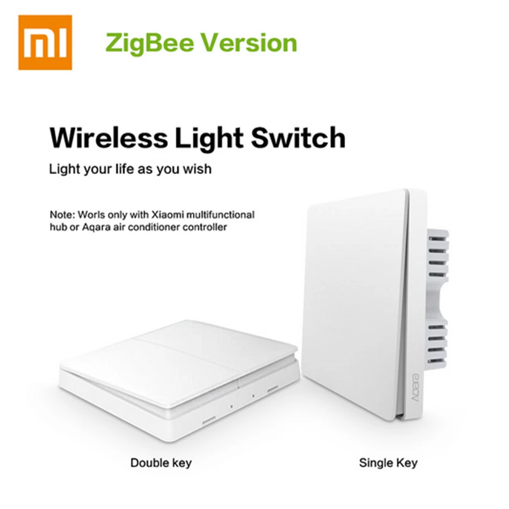 Xiaomi Aqara умный переключатель света ZigBee пульт дистанционного управления Wifi
