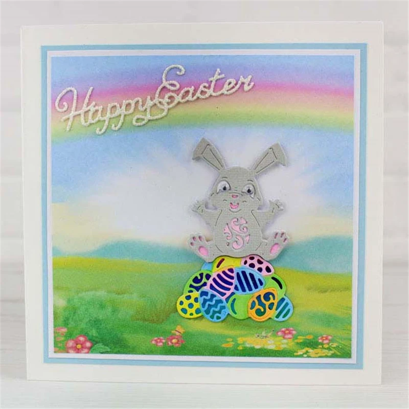 

Eastshape Rabbit Metal Cutting Dies Scrapbooking For Making Cards Photo Album Decorative Embossing DIY Crafts Stencils New 2019