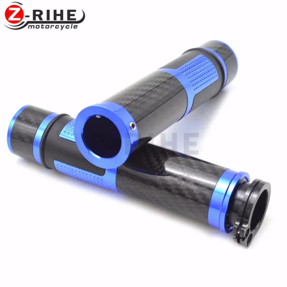 22mm 7/8 carbon fiber motorcycle handle Grips throttle settle of decorative sets to sit throttle For Honda PCX 125/150 CBR1000R