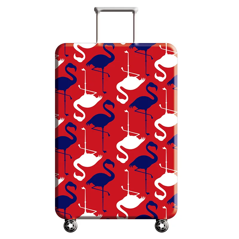 Customize Your Image / Name / Logo Luggage Cover Suitcase Protective Covers Elastic Anti-dust Case Cover For 18-32Inch Box Case - Color: T5327