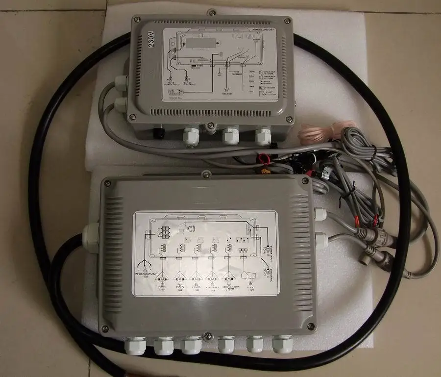 Китайский набор ванна блок управления GD361 горячая ванна спа управления Лер панель+ блок управления