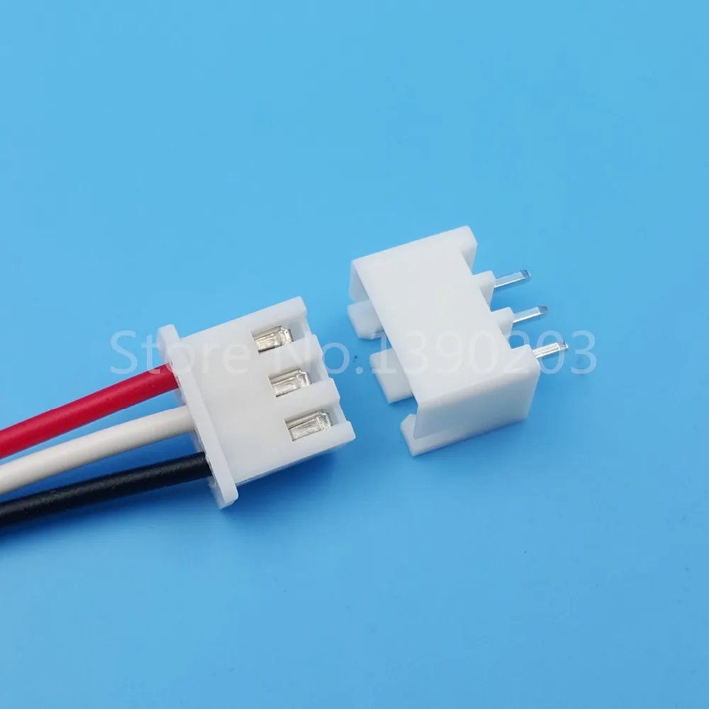 50 комплектов XH шаг 2 54 мм одноголовый 3 контактный ходовой соединитель 15 см 24AWG с