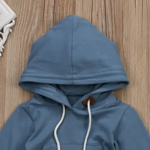 Baby Boys Brother Sky Blue Hoodie Sweatshirt Hooded Long Sleeve Tops Romper Jumpsuit Clothes Spring Autumn New