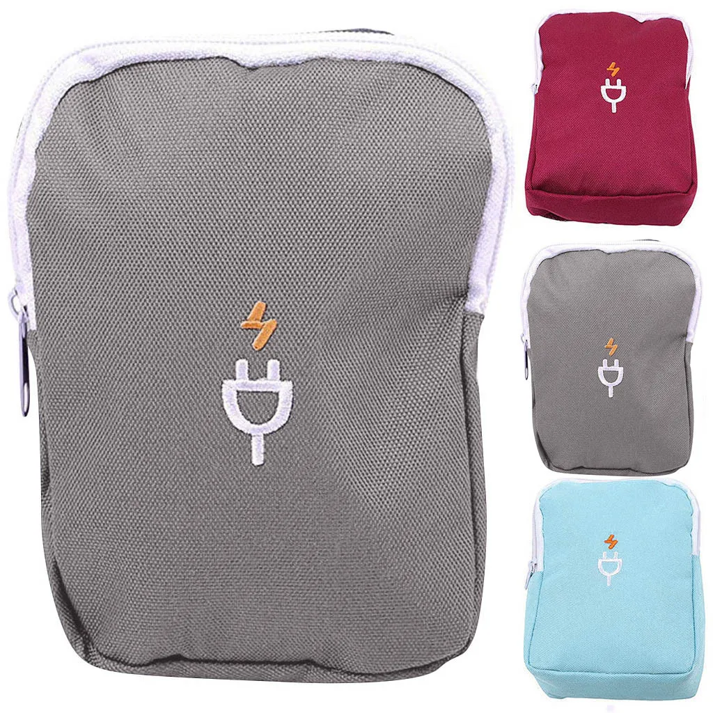 

Cubic style Oxford cloth Accessories Travel Carrying Organizer Case Storage Bag For Various USB Cable 3 color dropshipping 320W