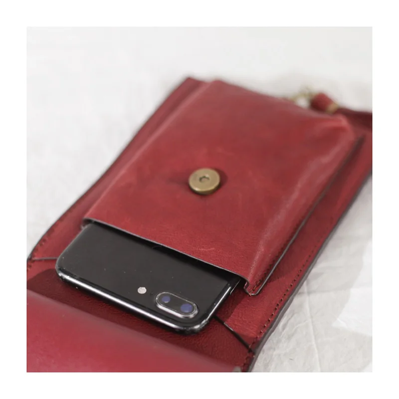 AETOO Красная кожаная маленькая квадратная сумка, летняя простая сумка для мобильного телефона, ключ нулевой кошелек, милая маленькая Наклонная Сумка