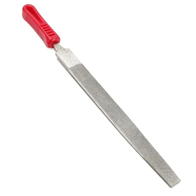 Drillpro 1PC 250mm 120 Grit Long Diamond Coated Flat File Filing Stone