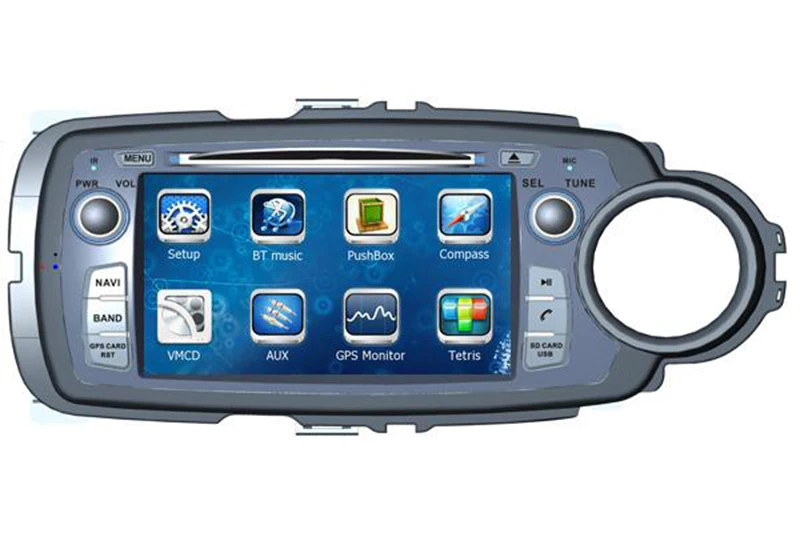 Sale 7" in-dash Car DVD player with GPS(optional),audio Radio stereo,USB/SD,AUX,BT/TV,car multimedia headunit for TOYOTA YARIS 2012 1 Sale 7" in-dash Car DVD player with GPS(optional),audio Radio stereo,USB/SD,AUX,BT/TV,car multimedia headunit for TOYOTA YARIS 2012 1