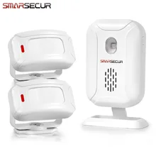 Беспроводной дверной звонок, приветственный звонок, датчик движения двери, сигнализация для домашнего магазина