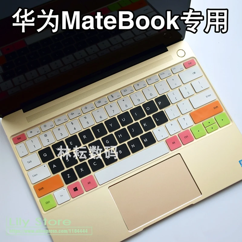 Силиконовый чехол 2017 дюйма для клавиатуры ноутбука Huawei Matebook X 13 3|Чехлы