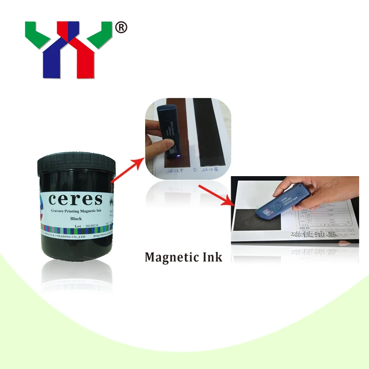 

screen printing,good effect Magnetic security thread anti forgery ink for Brown,Money printing,1kg/can