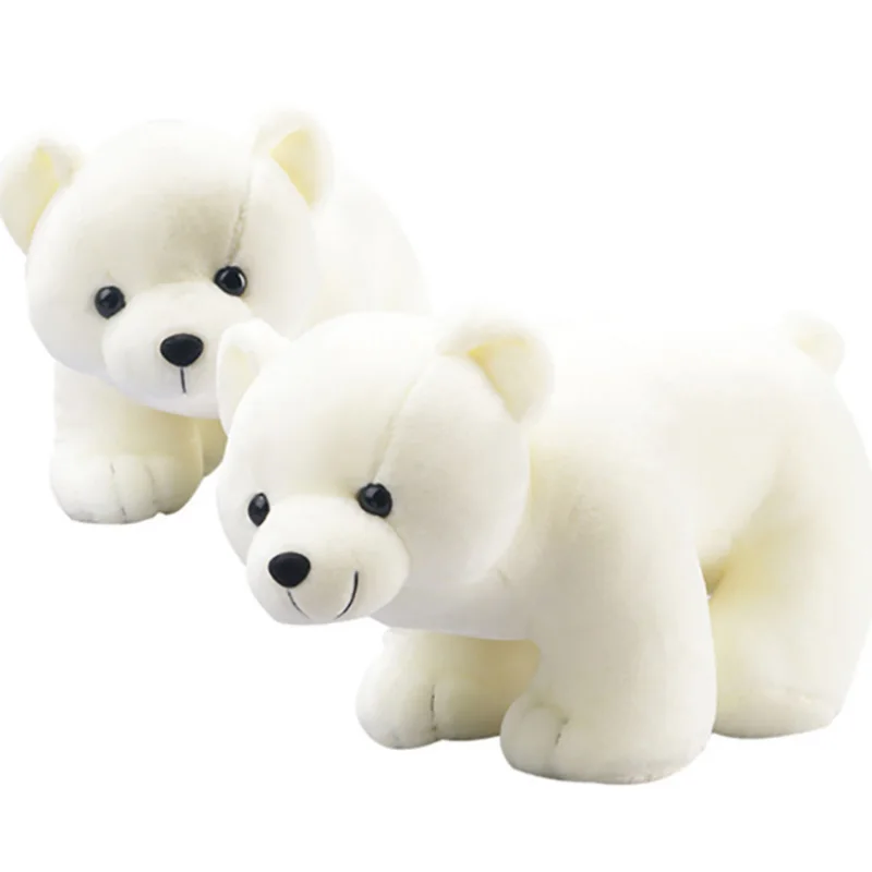 

29cm Polar Bear Plush Toys Small Size Cute Animals Doll Soft Cotton Plush Toys Kids