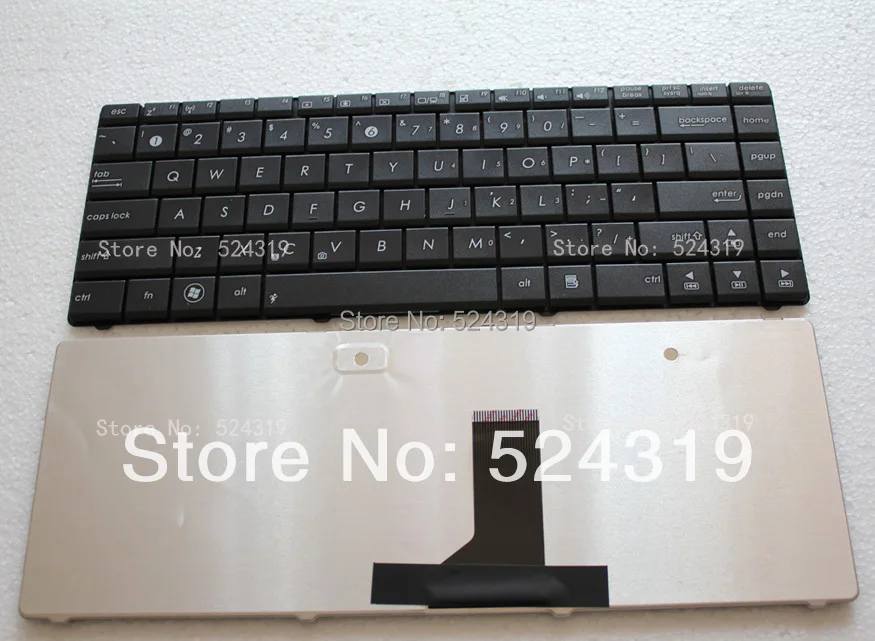 Новая клавиатура для ноутбука ASUS A42 K42 X43 K43 X43B X43S X42J UL30 с расположением США |