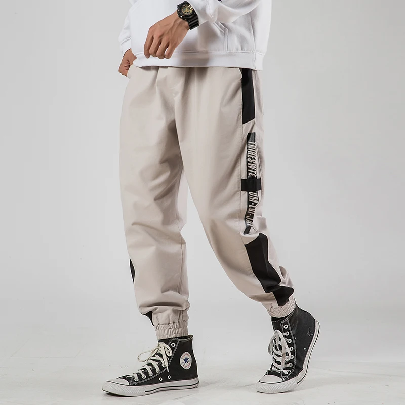 

2019 Summer New Casual Temperament Loose Cotton Large Code High-waisted Overalls Multi-color Joggers Streetwear Hip Hop