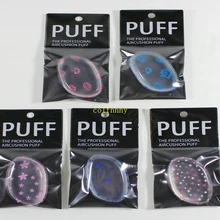 300 шт./лот силиконовые формы листьев губки для макияжа puff с упаковки сумка 9 видов цветов