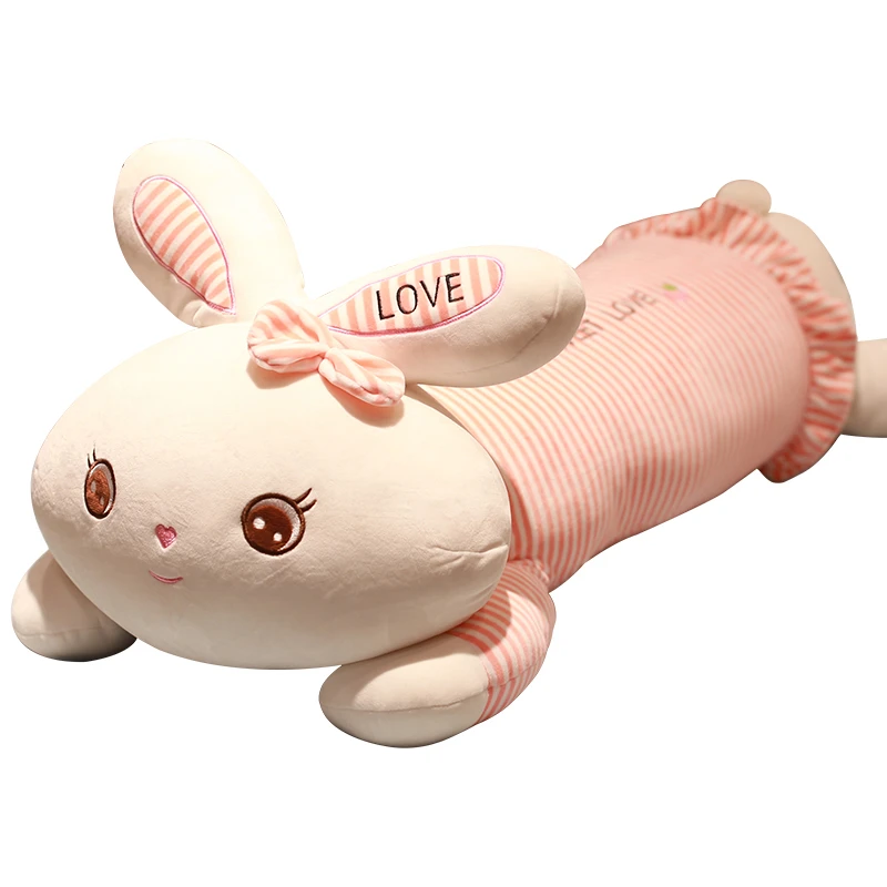Kawaii Soft Pink Rabbit Plush Toy Giant Stuffed Cartoon Bunny Doll Toys  Sleeping Pillows for Girl Gift Decoration 57inch 145cm|Movies & TV| -  AliExpress
