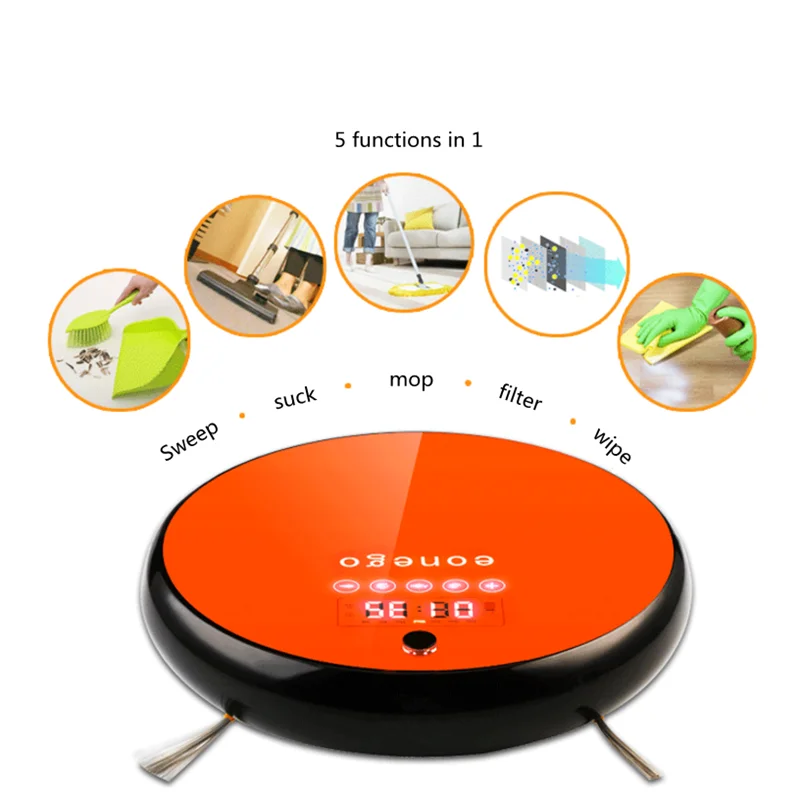 

Automatic Recharge Wireless Electric Vacuum Cleaner Robot