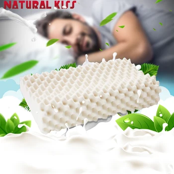 

Men soft Memory Massage Latex Orthopedic Bedding Pillows Neck Head Support Massage Particles Promote deep sleep Cervical pillow