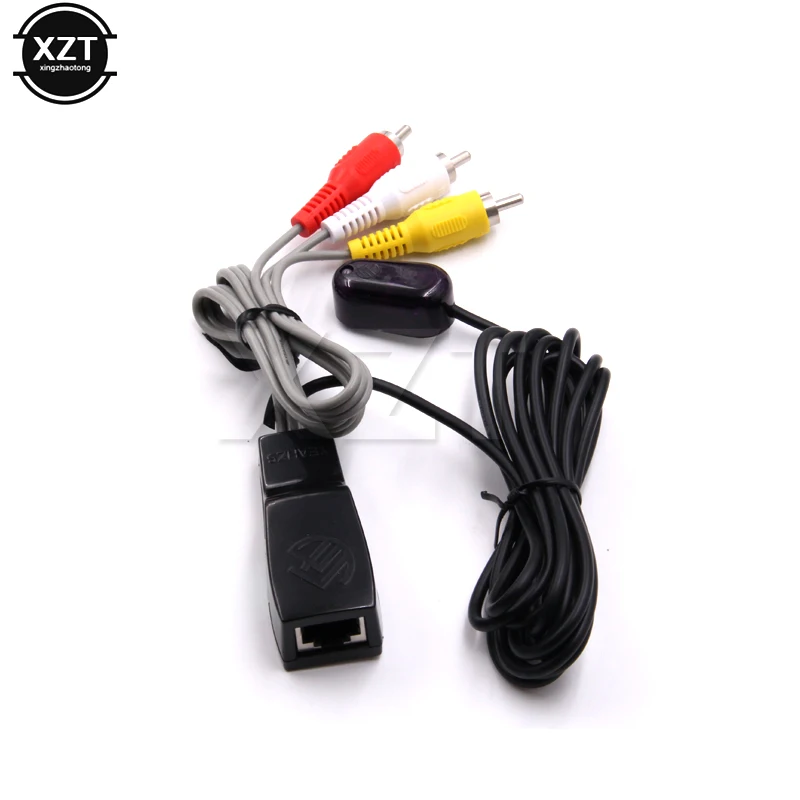 PZ 1 шт. cat5e/6 ethernet кабель AV видео аудио удлинитель с ИК инфракрасным ретранслятором