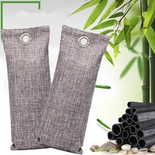 2 шт. сумка автомобильный бамбуковый уголь активированный уголь освежитель воздуха Запах Дезодорант новая бамбуковая угольная сумка комплекты одежды дезодорант для обуви