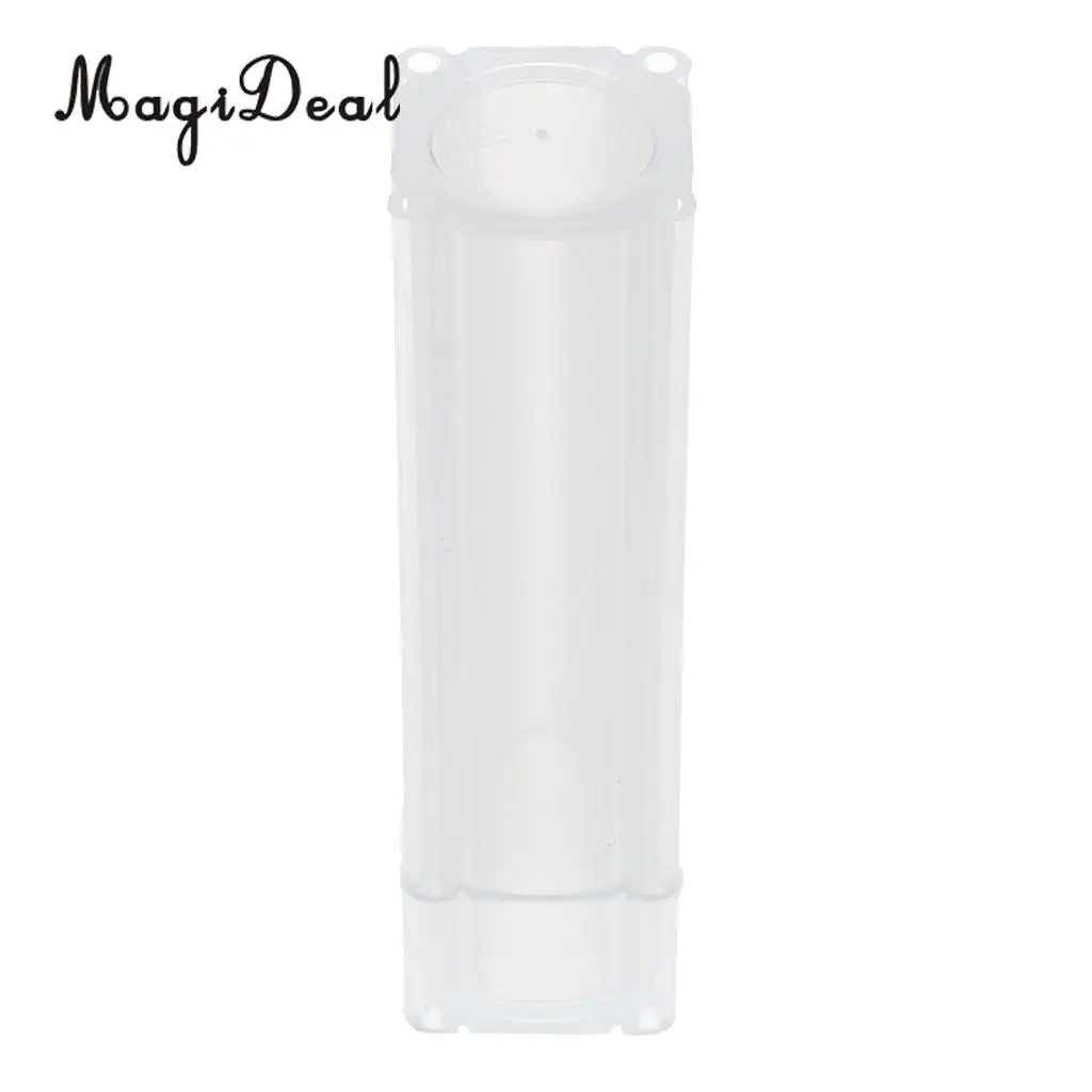 Plastic Coins Collections Tube Capsule Box Holder Case Storage 19mm Coin Box Accessories