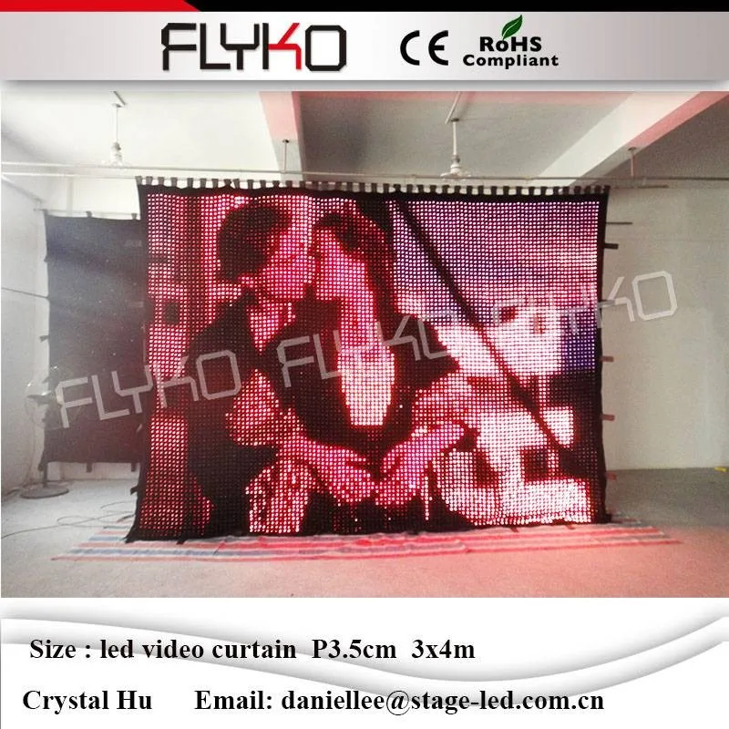 LED video curtain 6433