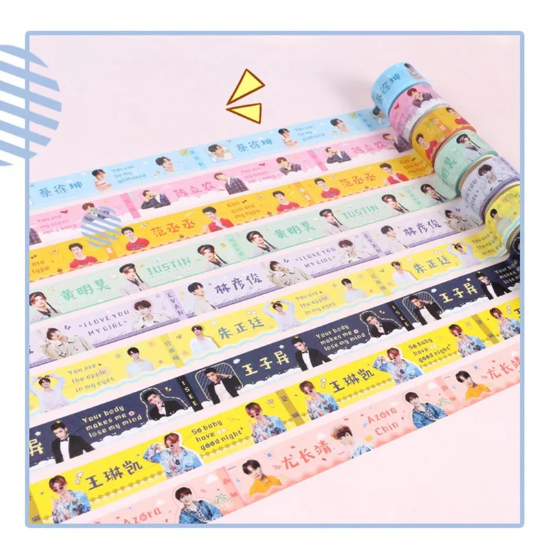 

1 Pcs Hot Sale Nine Percent Style Washi Tape Scrapbooking Notebook Paper Masking Tape DIY Stationery Fans Students Gifts